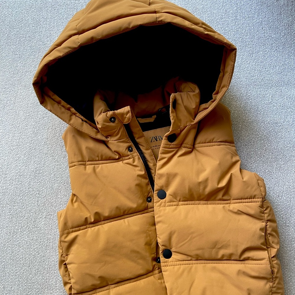 Zara Kids Water Repellent Hooded Vest